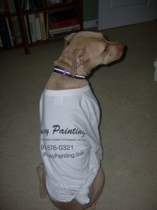 primary painting dog Daya